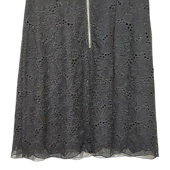 Lilly Pulitzer Jeanette Black Eyelet Cocktail Dress WedGuest/Party/Summer 10 - Picture 9 of 12